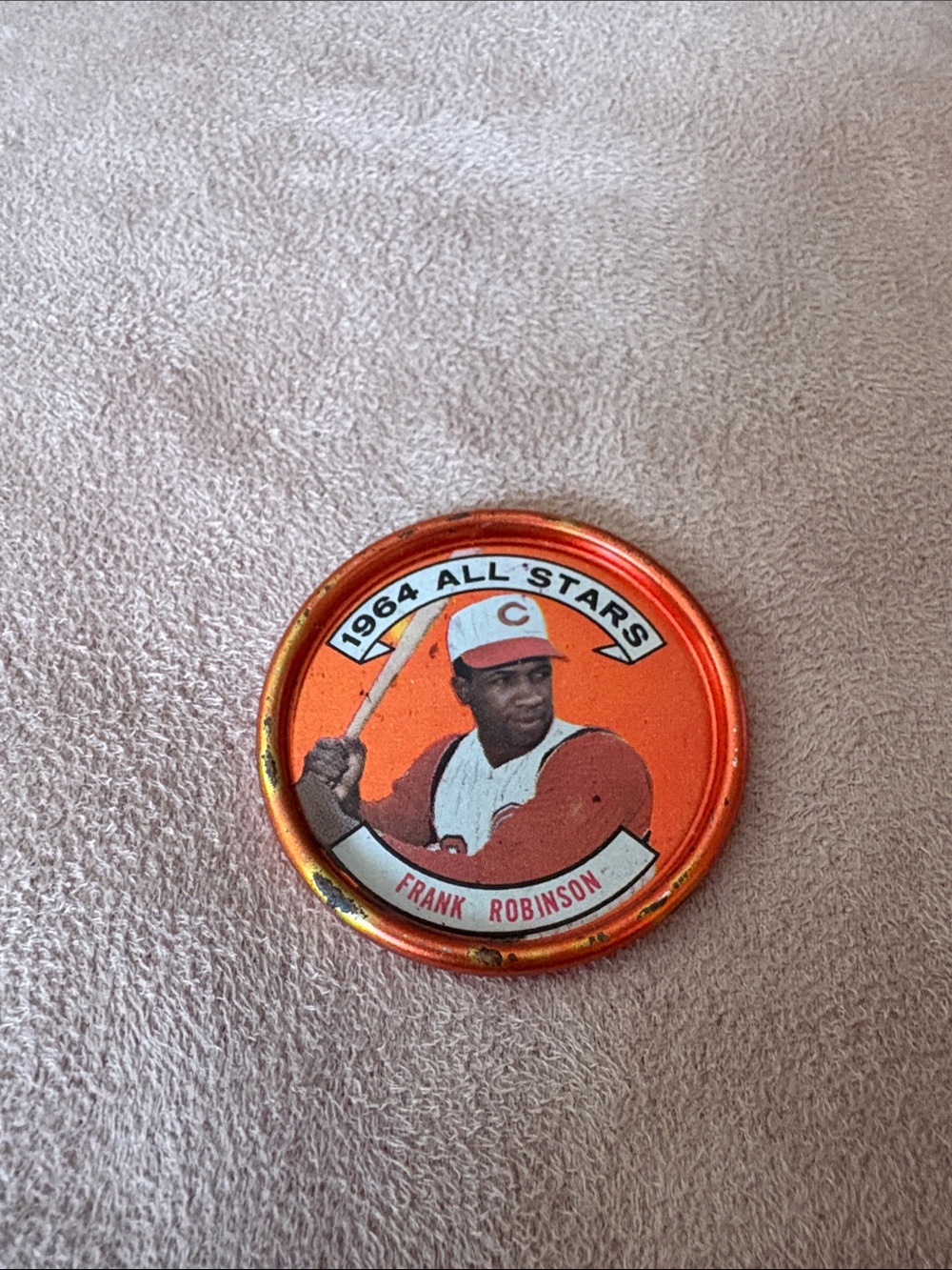 1964 All-Stars Frank Robinson Orange Baseball